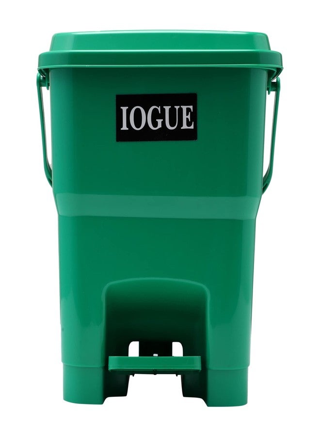 iogue سلة مهملات عصرية خفيفة الوزن من iogue للمنزل والمكتب سعة 15 لترًا (أخضر) - Image 1
